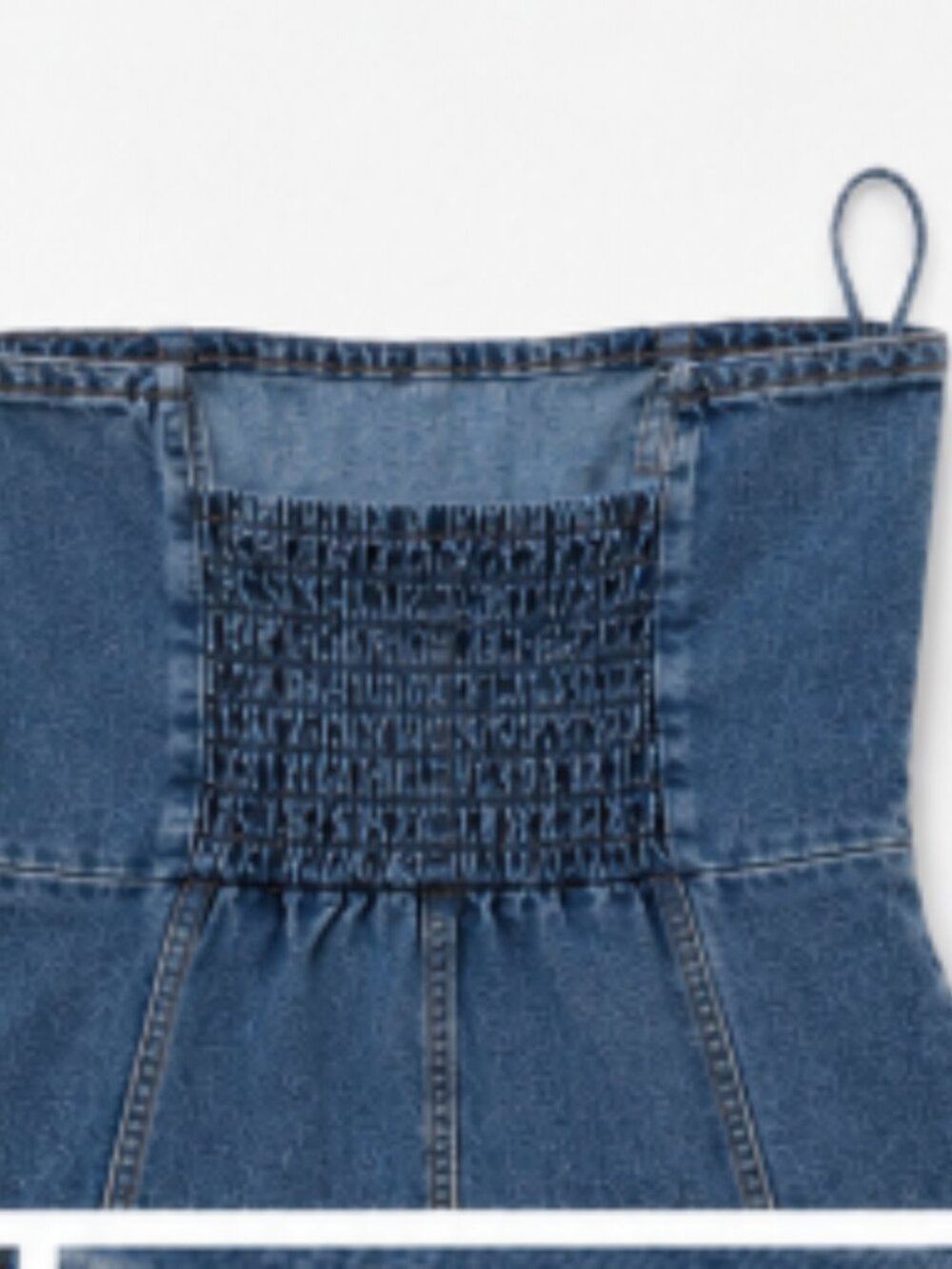 Abercrombie & Fitch Strapless Denim Mini Dress | XS - Picture 5 of 5